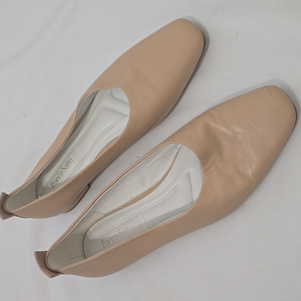Franco Sarto Tan Leather Flats 8M